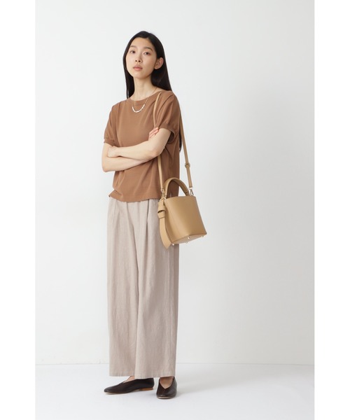 human woman（ヒューマンウーマン）の「AULENTTI 3way BAG（トートバッグ・レディース・ベージュ/ネイビー・ﾌﾘ-）」の17枚目の写真