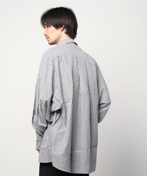 ASTRAL（アストラル）の「【Astral】stripe long sleeve shirt（シャツ/ブラウス・メンズ・スカイブルー/ブラック・ONE SIZE）」の9枚目の写真