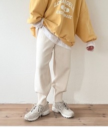 wee9s | relax knit pants / リラックスな履き心地なウエストゴムニットパンツ(スウェットパンツ)