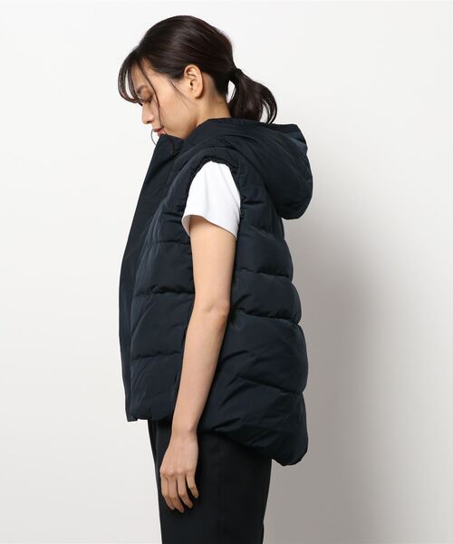 Grand PARK（グランドパーク）の「タフタダウンベスト（ダウンベスト・レディース・チャコールグレー/ライトグレー/ブラウン/ネイビー・FREE）」の5枚目の写真