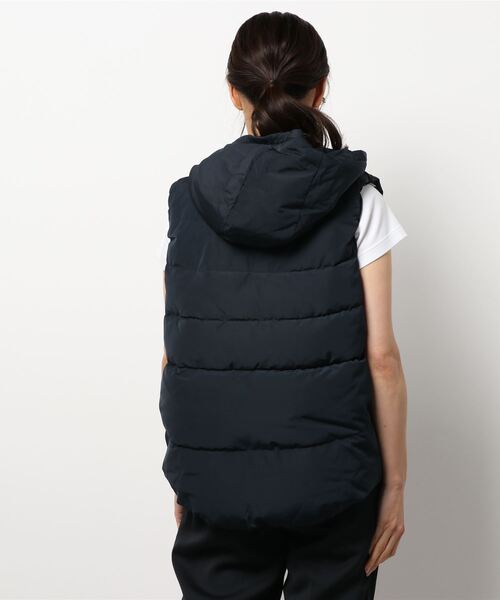 Grand PARK（グランドパーク）の「タフタダウンベスト（ダウンベスト・レディース・チャコールグレー/ライトグレー/ブラウン/ネイビー・FREE）」の6枚目の写真