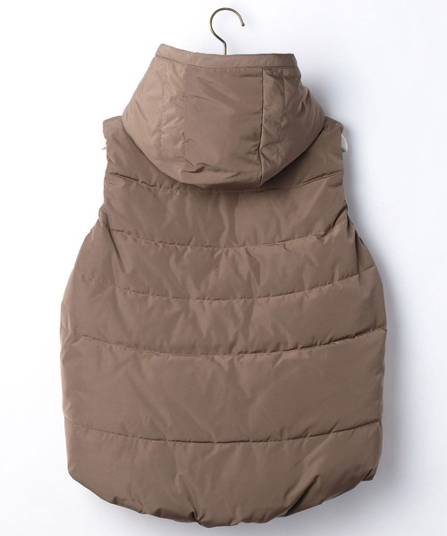 Grand PARK（グランドパーク）の「タフタダウンベスト（ダウンベスト・レディース・チャコールグレー/ライトグレー/ブラウン/ネイビー・FREE）」の8枚目の写真