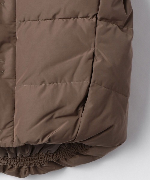 Grand PARK（グランドパーク）の「タフタダウンベスト（ダウンベスト・レディース・チャコールグレー/ライトグレー/ブラウン/ネイビー・FREE）」の12枚目の写真