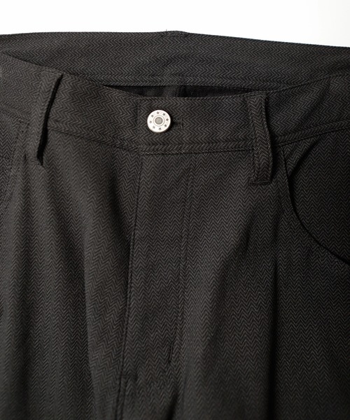 UNION STATION（ユニオンステーション）の「ハイパーストレッチ裏起毛ファイブポケットパンツ（スラックス・メンズ・ブラック系その他/チェック・LL/S/M/L）」の8枚目の写真