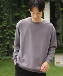 【UNISEX】シルキータッチエコスエードプルオーバー / 228845