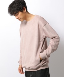 【UNISEX】シルキータッチエコスエードプルオーバー / 228845