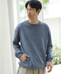 【UNISEX】シルキータッチエコスエードプルオーバー / 228845