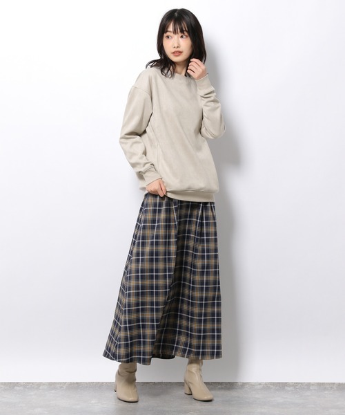 LAKOLE（ラコレ）の「【UNISEX】シルキータッチエコスエードプルオーバー / 228845（スウェット・メンズ・パープル/ライトグレー/ライトグリーン/ピンク/ブルー・MEDIUM/SMALL/LARGE/X-LARGE）」の20枚目の写真