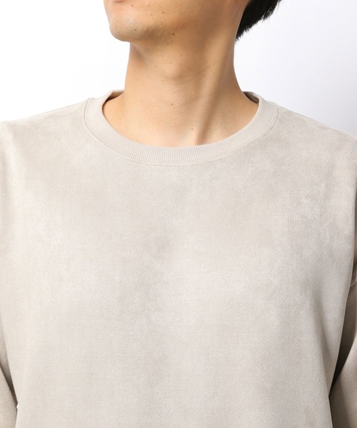 LAKOLE（ラコレ）の「【UNISEX】シルキータッチエコスエードプルオーバー / 228845（スウェット・メンズ・パープル/ライトグレー/ライトグリーン/ピンク/ブルー・MEDIUM/SMALL/LARGE/X-LARGE）」の15枚目の写真
