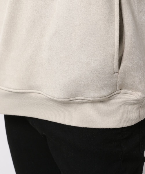 LAKOLE（ラコレ）の「【UNISEX】シルキータッチエコスエードプルオーバー / 228845（スウェット・メンズ・パープル/ライトグレー/ライトグリーン/ピンク/ブルー・MEDIUM/SMALL/LARGE/X-LARGE）」の7枚目の写真