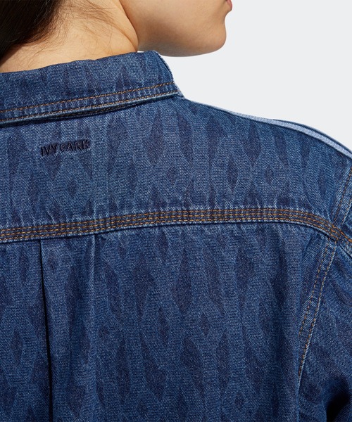adidas originals デニムトップス XS adidas】セットアップ可 ADILENIUM SEASON 3 ZIP WASHEDデニム