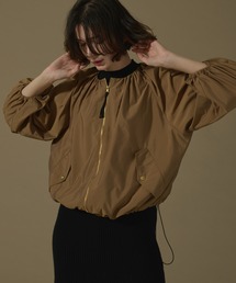 natural couture（ナチュラルクチュール）の「ちょっとモードなたっぷりギャザーブルゾン（ブルゾン・レディース）」