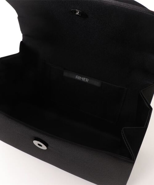 AIMER（エメ）の「【喪服用】斜め切替デザインブラックフォーマルバッグ（ハンドバッグ・レディース・ブラック・FREE）」の5枚目の写真