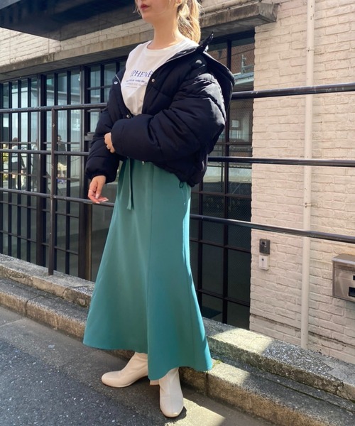 one after another NICE CLAUP(ワンアフターアナザーナイスクラップ)の「ストレッチショートブーツ(ブーツ・レディース・オフホワイト/ブラック/ベージュ・SMALL/MEDIUM/LARGE)」の5枚目の写真