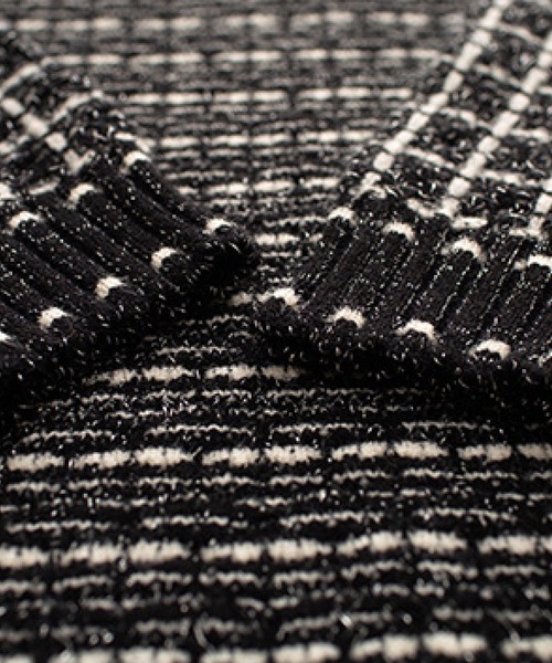 ポン太さま専用　　JENNE 完売品♡ ツイード風ニットトップス　ブラック ZTyUcwZiLBa4.jpg?width=768