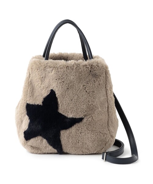 CAST:（キャストコロン）の「スターファーバッグ（ショルダーバッグ・レディース・ベージュ/グレー系その他2・FREE）」の19枚目の写真