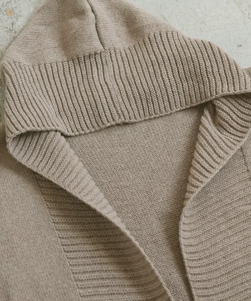 Futier land（フューティアランド）の「アームリブロングニットコーディガン（カーディガン/ボレロ・レディース・ネイビー/グレー/モカ・FREE）」の21枚目の写真