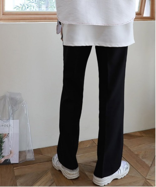 ASCLO(エジュクロ)の「ASCLO センタープレスワイドスラックス(スラックス・メンズ・ブラック・MEDIUM/LARGE)」の14枚目の写真