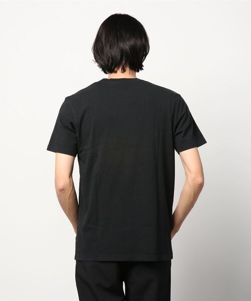 staple（ステイプル）の「STAPLE ブランドロゴ刺繍 半袖Tシャツ（Tシャツ/カットソー・メンズ・ブラック/ネイビー・2XL/XL/M/L）」の4枚目の写真