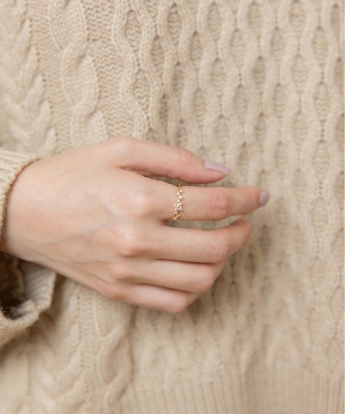 flower（フラワー）の「ホーリーブルームリング（リング・レディース・ゴールド・FREE）」の3枚目の写真