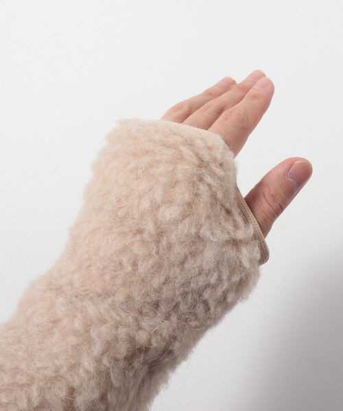 COLD BREAKER（コールドブレーカー）の「【COLDBREAKER/コールドブレーカー】THUMBY 別注ボアハンドウォーマー（手袋・メンズ・チャコールグレー/ダークブラウン/ベージュ・FREE）」の12枚目の写真