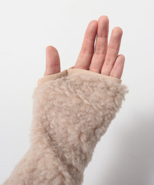 COLD BREAKER（コールドブレーカー）の「【COLDBREAKER/コールドブレーカー】THUMBY 別注ボアハンドウォーマー（手袋・メンズ・チャコールグレー/ダークブラウン/ベージュ・FREE）」の15枚目の写真