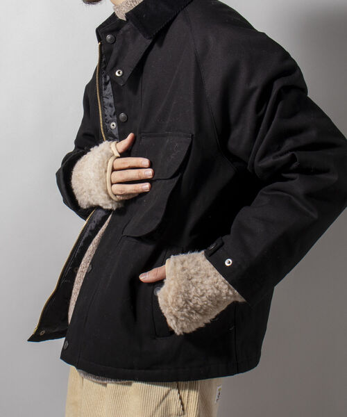 COLD BREAKER（コールドブレーカー）の「【COLDBREAKER/コールドブレーカー】THUMBY 別注ボアハンドウォーマー（手袋・メンズ・チャコールグレー/ダークブラウン/ベージュ・FREE）」の21枚目の写真