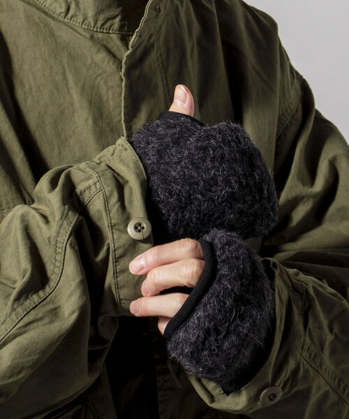 COLD BREAKER（コールドブレーカー）の「【COLDBREAKER/コールドブレーカー】THUMBY 別注ボアハンドウォーマー（手袋・メンズ・チャコールグレー/ダークブラウン/ベージュ・FREE）」の22枚目の写真