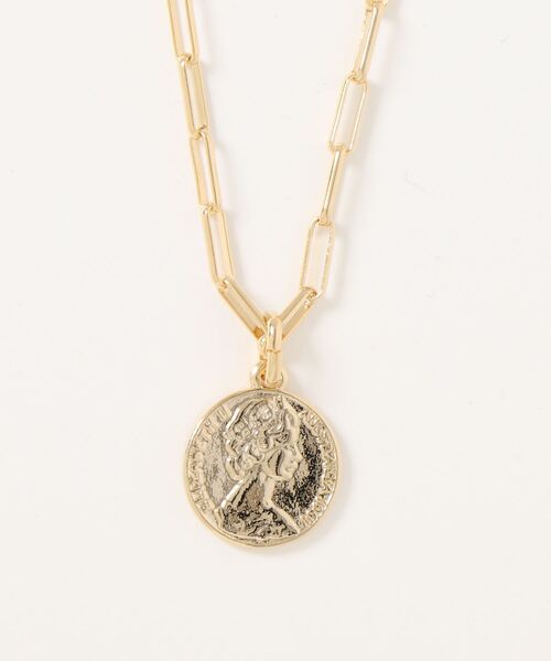 SLOBE IENA（スローブイエナ）の「SLOBE IENA コインネックレス（ネックレス・レディース・ゴールド・FREE）」の5枚目の写真