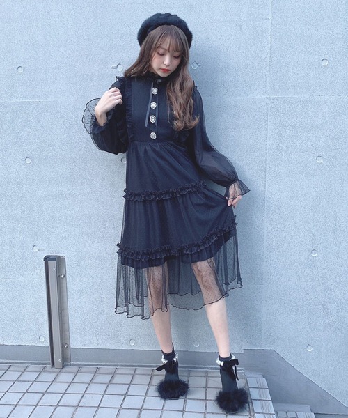 Swankiss（スワンキス）の「TS dot snow LO/P（ワンピース）」 - WEAR