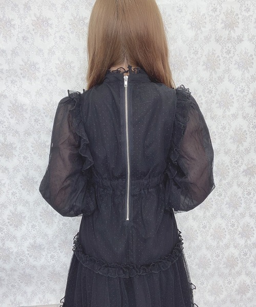 Swankiss（スワンキス）の「TS dot snow LO/P（ワンピース・レディース・ブラック/ピンク/グレー・FREE）」の8枚目の写真