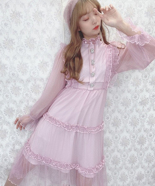 Swankiss（スワンキス）の「TS dot snow LO/P（ワンピース・レディース・ブラック/ピンク/グレー・FREE）」の18枚目の写真