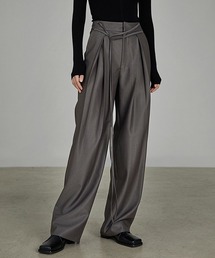 UNSPOKEN（アンスポクン）の「【UNSPOKEN】Double string high waist pants UD21K030（スラックス・メンズ）」