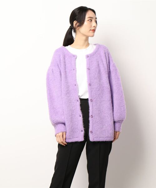 archives（アルシーヴ）の「【限定item】クルーネックカ－ディガン（カーディガン/ボレロ・レディース・ベージュ/パープル/グリーン・MEDIUM）」の15枚目の写真