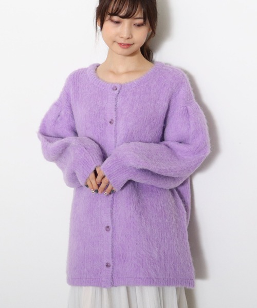 archives（アルシーヴ）の「【限定item】クルーネックカ－ディガン（カーディガン/ボレロ・レディース・ベージュ/パープル/グリーン・MEDIUM）」の11枚目の写真
