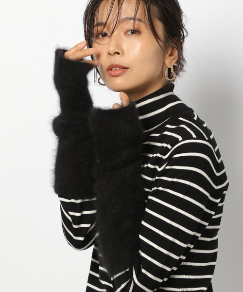 BARNYARDSTORM(バンヤードストーム)の「BARNYARDSTORM / ラクーンアームウォーマー(手袋・レディース・モカ/ブラック・FREE)」の19枚目の写真