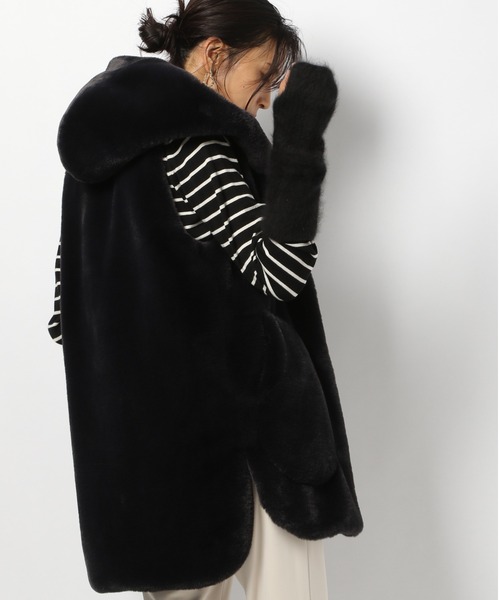 BARNYARDSTORM(バンヤードストーム)の「BARNYARDSTORM / ラクーンアームウォーマー(手袋・レディース・モカ/ブラック・FREE)」の16枚目の写真