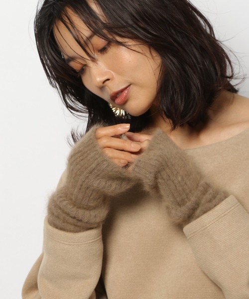 BARNYARDSTORM(バンヤードストーム)の「BARNYARDSTORM / ラクーンアームウォーマー(手袋・レディース・モカ/ブラック・FREE)」の20枚目の写真