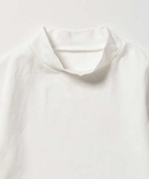 Ray BEAMS(レイビームス)の「Ray BEAMS / スムースワイド ハイネック(Tシャツ/カットソー・レディース・オフホワイト/ブラック・ONE SIZE)」の18枚目の写真