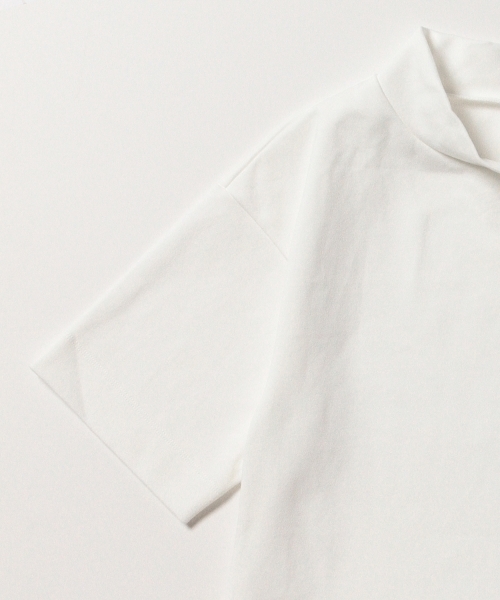 Ray BEAMS(レイビームス)の「Ray BEAMS / スムースワイド ハイネック(Tシャツ/カットソー・レディース・オフホワイト/ブラック・ONE SIZE)」の19枚目の写真