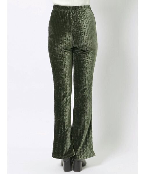 EVRIS（エヴリス）の「ヘリンボーンベロアフレアパンツ（その他パンツ・レディース・ブラック/カーキ/オレンジ・FREE）」の19枚目の写真