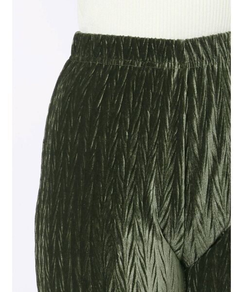 EVRIS（エヴリス）の「ヘリンボーンベロアフレアパンツ（その他パンツ・レディース・ブラック/カーキ/オレンジ・FREE）」の20枚目の写真