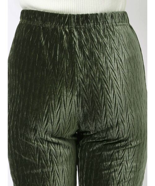 EVRIS（エヴリス）の「ヘリンボーンベロアフレアパンツ（その他パンツ・レディース・ブラック/カーキ/オレンジ・FREE）」の21枚目の写真