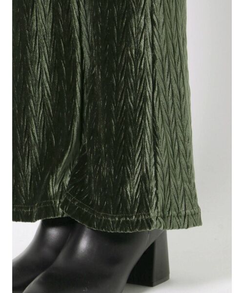 EVRIS（エヴリス）の「ヘリンボーンベロアフレアパンツ（その他パンツ・レディース・ブラック/カーキ/オレンジ・FREE）」の22枚目の写真