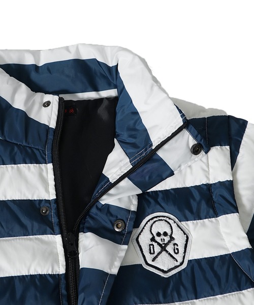 DIVINER GOLF】オリジナルボーダー2WAYダウンジャケット(袖外し可