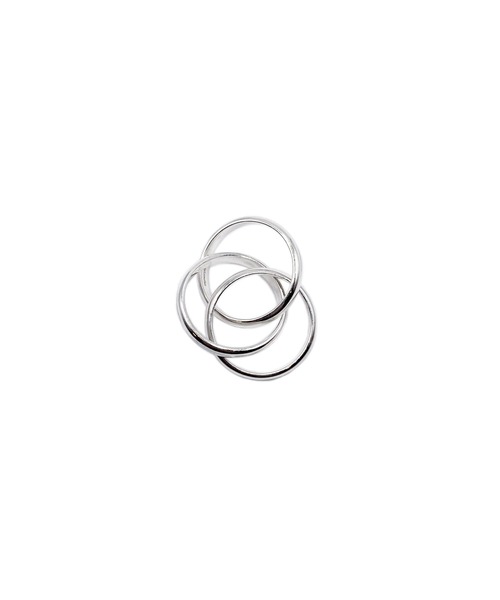 Blanche(ブランシュ)の「Blanche ブランシュ 3連リングデザインピンキーリング Charm(シャルム) SILVER(リング・メンズ・シルバー・#5/#7/#6/#4/#9)」の3枚目の写真