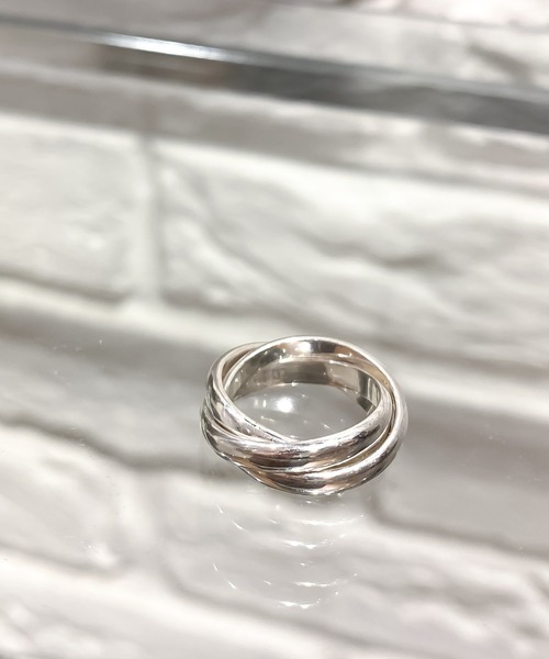 Blanche(ブランシュ)の「Blanche ブランシュ 3連リングデザインピンキーリング Charm(シャルム) SILVER(リング・メンズ・シルバー・#5/#7/#6/#4/#9)」の7枚目の写真
