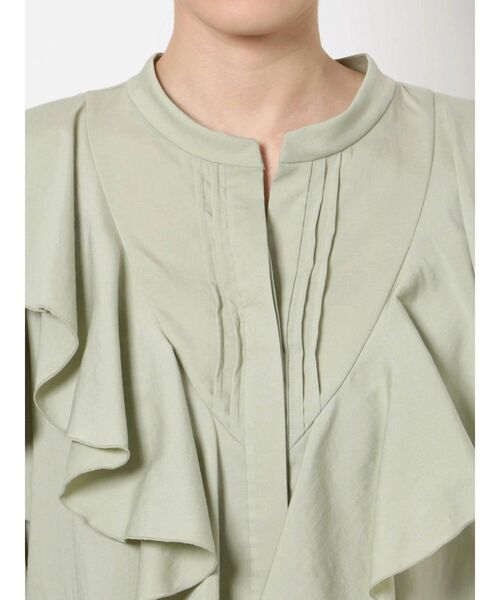 LAGUNAMOON（ラグナムーン）の「フリルピンタックデザインブラウス（シャツ/ブラウス・レディース・ホワイト/ミント/パープル・FREE）」の13枚目の写真