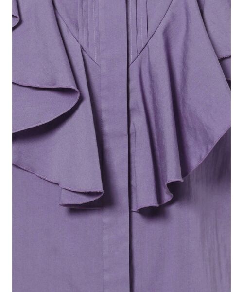 LAGUNAMOON（ラグナムーン）の「フリルピンタックデザインブラウス（シャツ/ブラウス・レディース・ホワイト/ミント/パープル・FREE）」の7枚目の写真