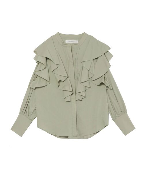 LAGUNAMOON（ラグナムーン）の「フリルピンタックデザインブラウス（シャツ/ブラウス・レディース・ホワイト/ミント/パープル・FREE）」の15枚目の写真